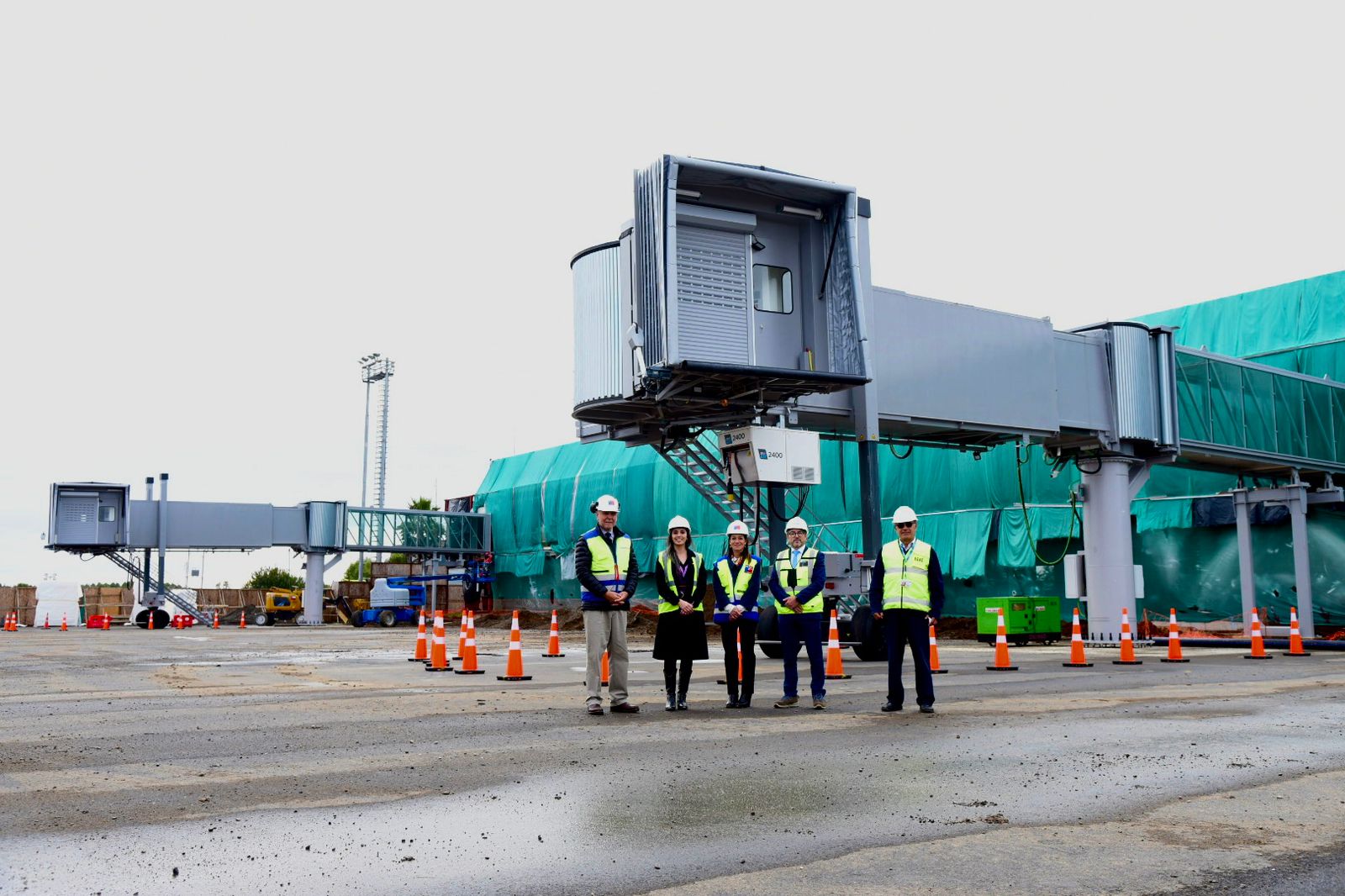 Obra gruesa casi terminada y 45% de avance tiene la ampliación de terminal del Aeródromo Pichoy 