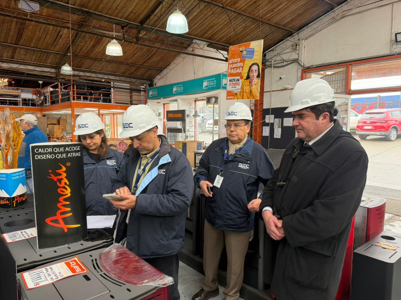 Fiscalizan venta de estufas en Valdivia para verificar cumplimiento de normas de seguridad