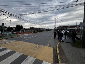 Lago Ranco inicia construcción de su primer cruce semaforizado para mejorar la seguridad vial