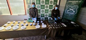 Valdivia: Nueve detenidos y más de 3.400 dosis de droga incautadas en dos operativos