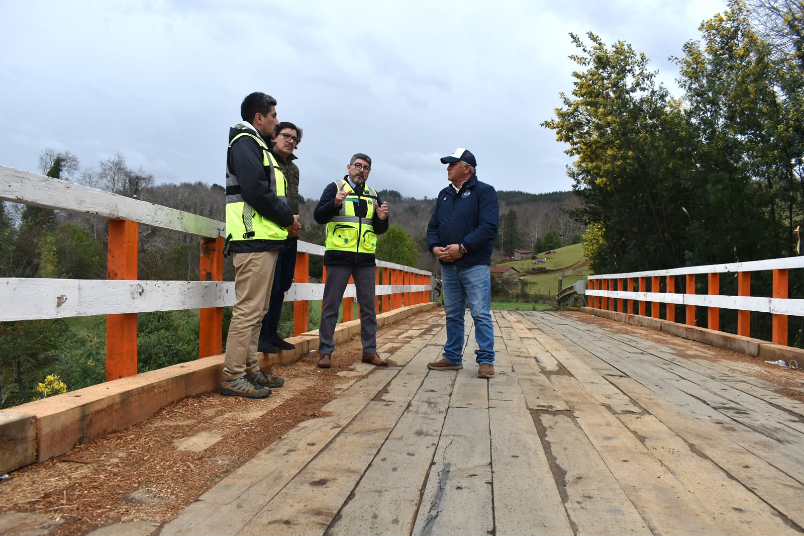 Reparan puente Quillén y renuevan estructura para mejorar seguridad vial en Lanco